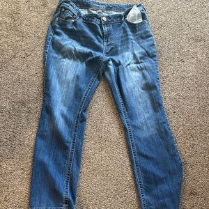 Maurices Denim Blue Straight Leg Jeans